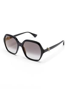 Cartier Eyewear Zonnebril met geometrisch montuur - Zwart