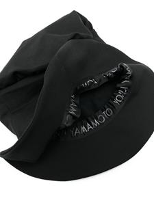 Yohji Yamamoto Wollen hoed - Zwart