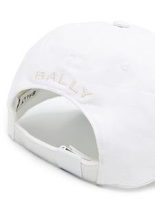 Bally Honkbalpet met geborduurd logo - Wit