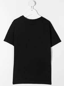Neil Barrett Kids T-shirt met smileyprint - Zwart