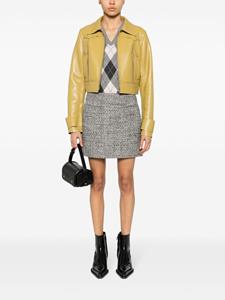 Golden Goose bouclé mini skirt - Zwart
