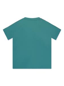 Emporio Armani Kids logo-tape jersey T-shirt - Groen