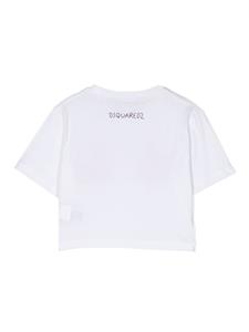 Dsquared2 Kids T-shirt met print - Wit