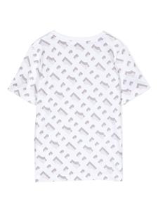 BOSS Kidswear logo-print cotton T-shirt - Wit