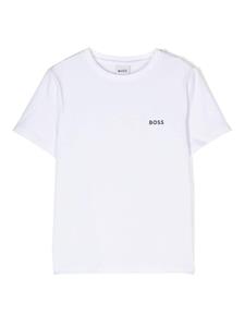 BOSS Kidswear Twee T-shirts met logoprint - Wit