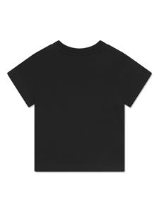 Moschino Kids logo-print cotton T-shirt - Zwart