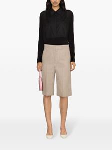 Victoria Beckham Wollen shorts - Bruin