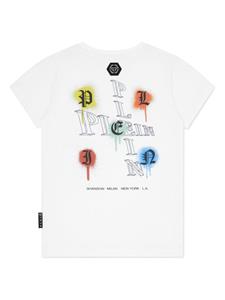 Philipp Plein Katoenen T-shirt met print - Wit