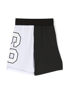 Dkny Kids logo-print track shorts - Zwart