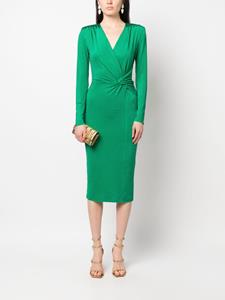 NISSA Midi-jurk verfraaid met kristallen - Groen