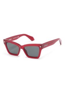 Off-White Eyewear Zonnebril met cat-eye montuur - Rood