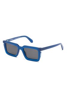 Off-White Eyewear Zonnebril met rechthoekig montuur - Blauw