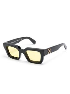 Off-White Virgil zonnebril met vierkant montuur - Zwart