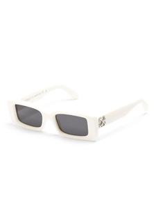 Off-White Eyewear Arthur zonnebril met rechthoekig montuur - Wit