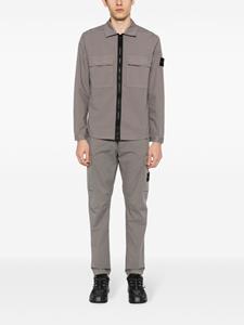 Stone Island Compass-badge tapered cargo trousers - Grijs
