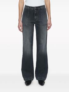 Closed Straight jeans van katoenblend - Grijs