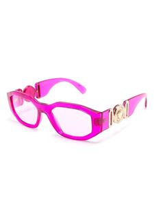 Versace Eyewear Medusa Biggie zonnebril met rechthoekig montuur - Roze