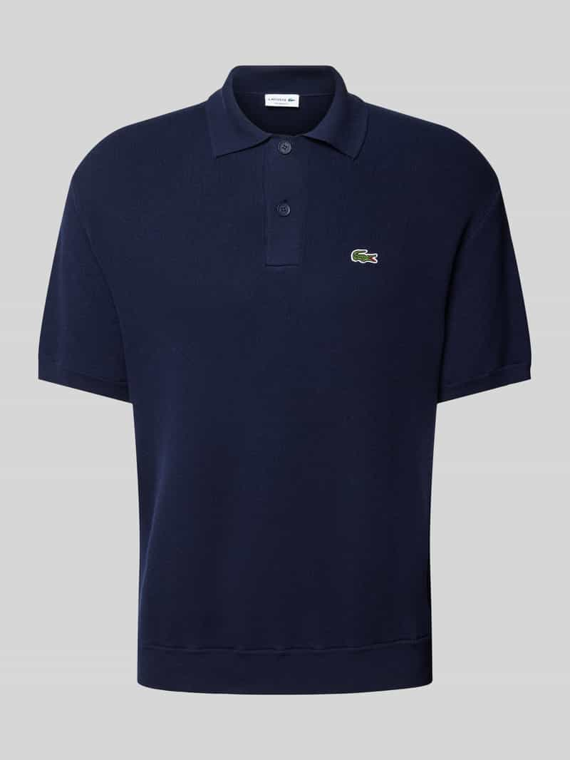 Lacoste Relaxed fit poloshirt met logobadge