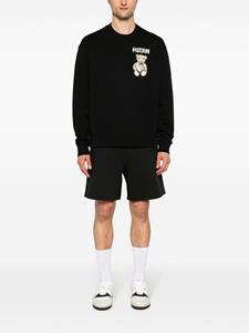 Moschino Sweater met teddybeerprint - Zwart