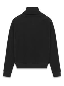 Saint Laurent Sweater met sjaalkraag - Zwart