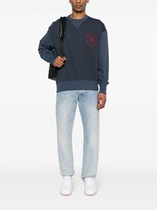 Tommy Hilfiger Sweater met geborduurd logo - Blauw