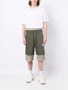 Maison Mihara Yasuhiro Gelaagde shorts - Groen