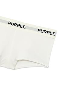 Purple Brand Boxershorts met logoband - Wit
