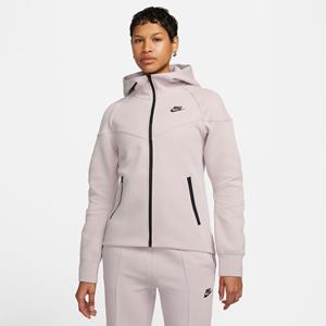 Nike Hoodie NSW Tech Fleece 24 Windrunner - Paars/Zwart Dames