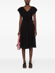 ROTATE Midi-jurk - Zwart