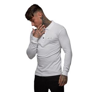 Muscleguys Herfst Heren Casual T-shirt Nieuw Business Gentleman POLO-shirt met knopen