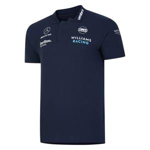 Umbro Mens Â´23 Media Williams Racing CVC Polo Shirt