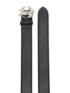Roberto Cavalli Mirror Snake leather belt - Zwart