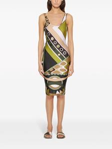 PUCCI Midi-jurk met print - Groen
