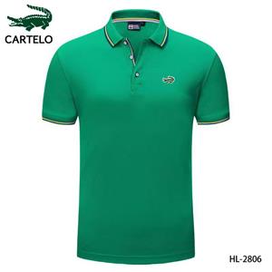 CARTELO 2024 Summer New Linen Fiber Comfortable and Breathable Embroidered Men's and Women's Polo Shirts