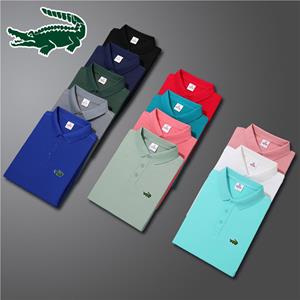 CARTELO 2024 Spring Summer Mixed Cotton Embroidered Solid Color Polo Collar Anti Wrinkle Cool Polo Shirt