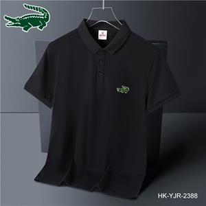CARTELO 2024 Spring Summer Mixed Cotton Embroidered Solid Color Polo Collar Anti Wrinkle Cool Polo Shirt