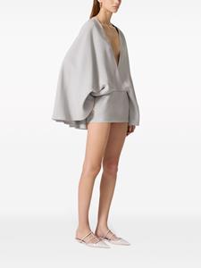 Valentino Garavani Couture mini-jurk met V-hals - Grijs