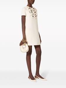 Valentino Garavani Crepe Couture mini-jurk met borduurwerk - Wit
