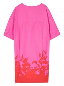 Essentiel Antwerp Mini-jurk met bloemenprint - Roze