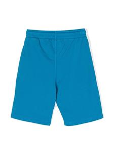 Off-White Kids Big Bookish cotton track shorts - Blauw