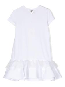 TWINSET Kids Peplum jurk met strikdetail - Wit