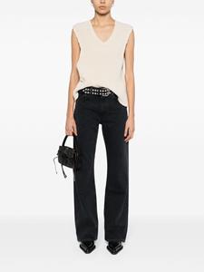 OUR LEGACY Low waist bootcut jeans - Zwart