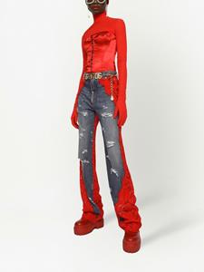 Dolce & Gabbana Jeans met wijde pijpen - Rood