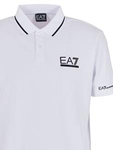 Ea7 Emporio Armani Poloshirt met logoprint - Wit