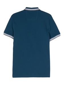 BOSS Piqué poloshirt met geborduurd logo - Blauw