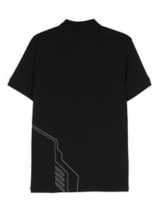 BOSS Katoenen poloshirt met logo - Zwart