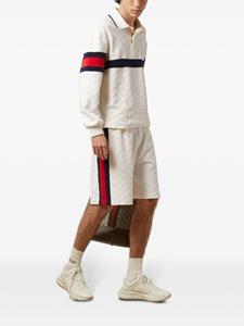Gucci Poloshirt van GG badstof - Wit