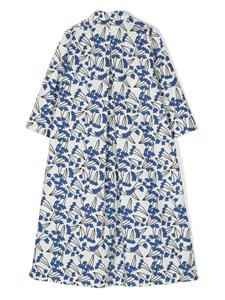 Mi Mi Sol Maxi-jurk met bloemenprint - Blauw