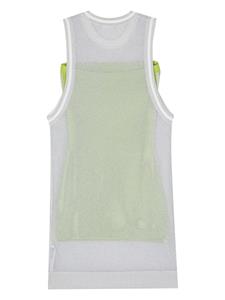 LIU JO Mini-jurk met logo jacquard - Groen