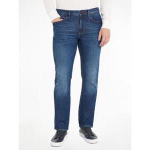 Tommy Hilfiger Straight-Jeans "STRAIGHT DENTON STR CHARLES BLUE", mit Tommy Hilfiger Leder-Batch am hinteren Bundabschluss